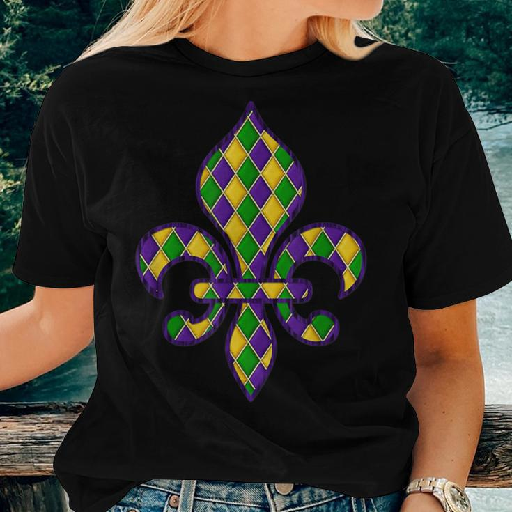 Mardi Gras Fleur De Lis New Orleans & Diy Women T-shirt Gifts for Her