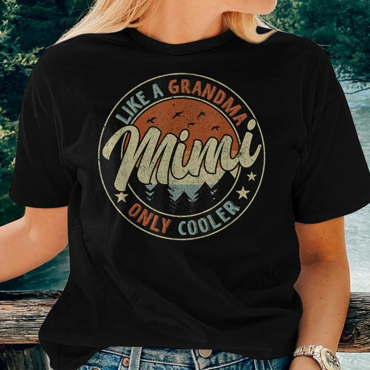Mimi Like A Grandma Only Cooler Retro Mother's Day Women T-shirt Gifts for Her