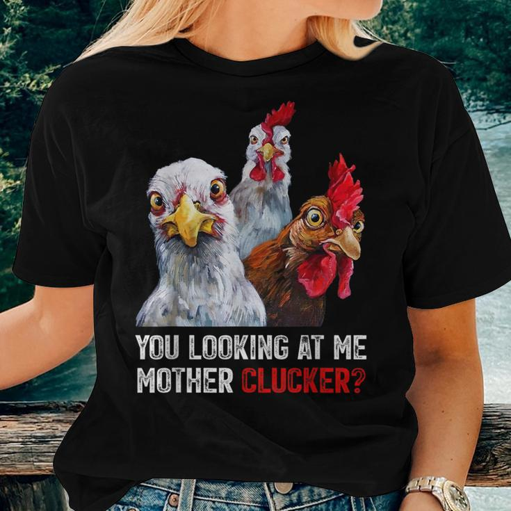 Mother Clucker Hen Humor Chicken For Chicken Lovers Women T-shirt Gifts for Her