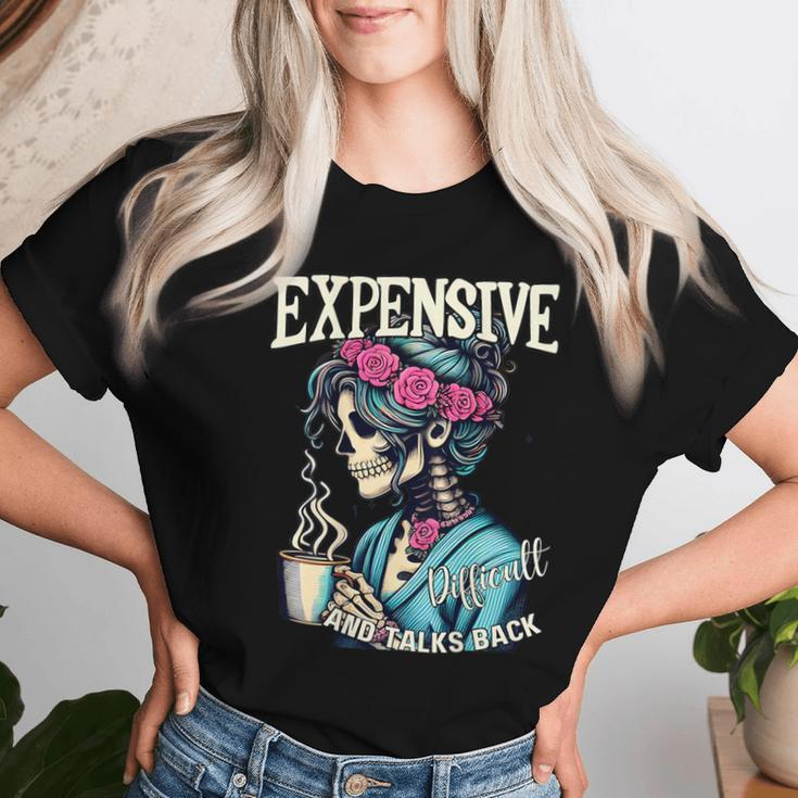 Expensive Difficult And Talks BackOn Back Mom Women T-shirt Gifts for Her