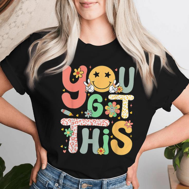 You Got This Motivational Testing Day Teacher Students Women T-shirt Gifts for Her