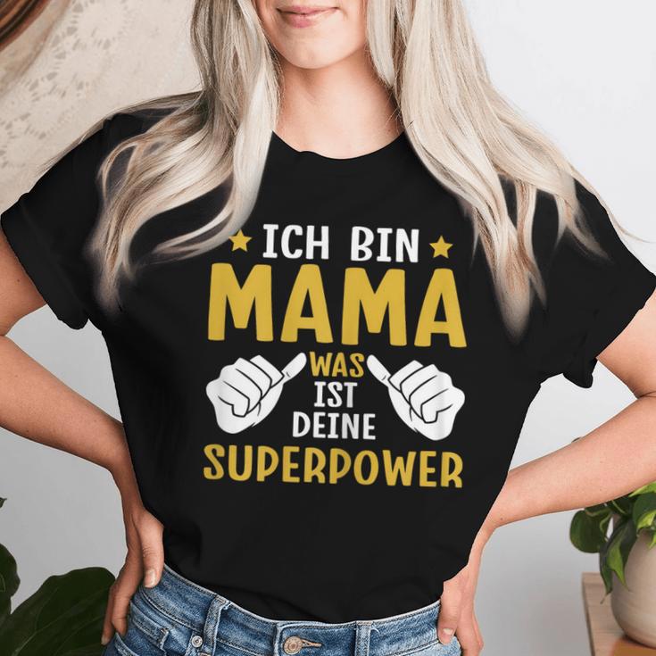 Muttertag Mama Was Ist Deine Superpower T-shirt Frauen Geschenke für Sie