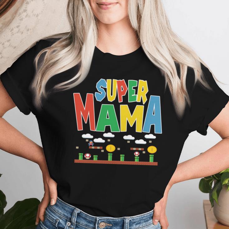 Muttertagsgeschenk Für Mama Personalisiert Super Mama T-shirt Frauen Geschenke für Sie