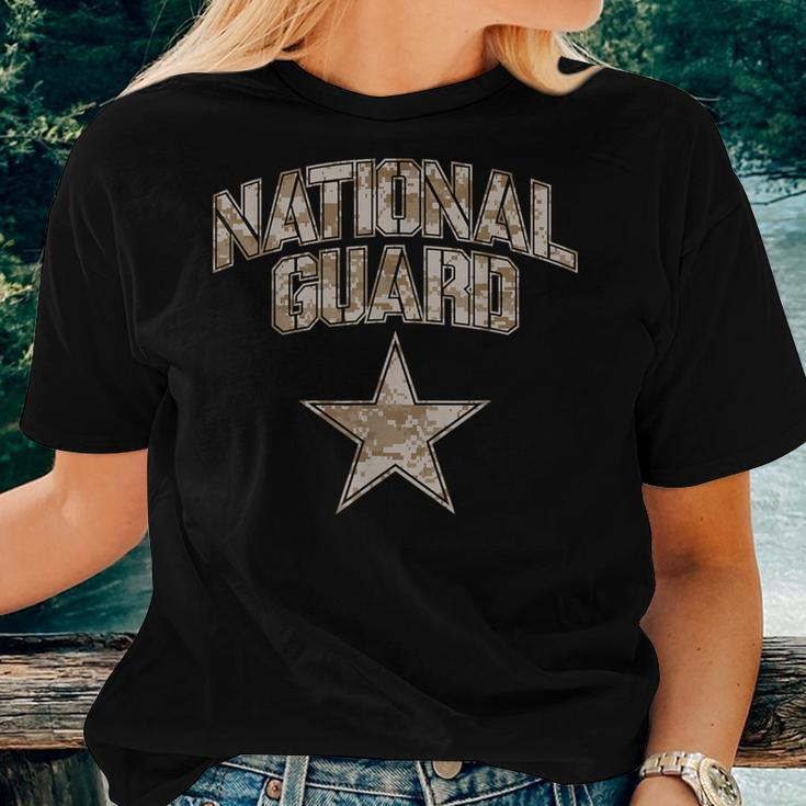 National Guard For Women Men Girls & Boys Camo Women T-shirt Gifts for Her