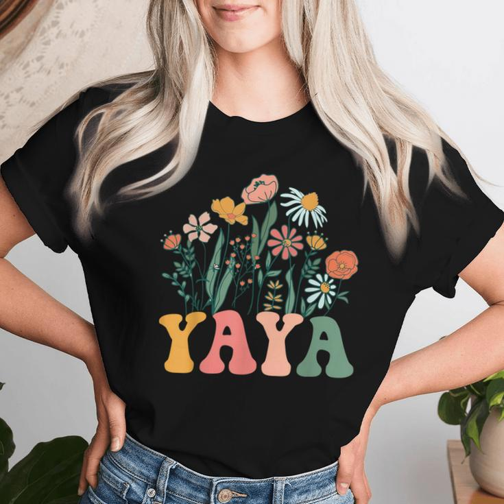 New Yaya Wildflower First Birthday & Baby Shower Women T-shirt Gifts for Her