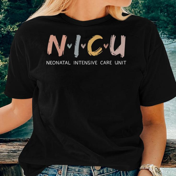 Nicu Nurse Neonatal Intensive Care Unit Nursing Women T-shirt Gifts for Her
