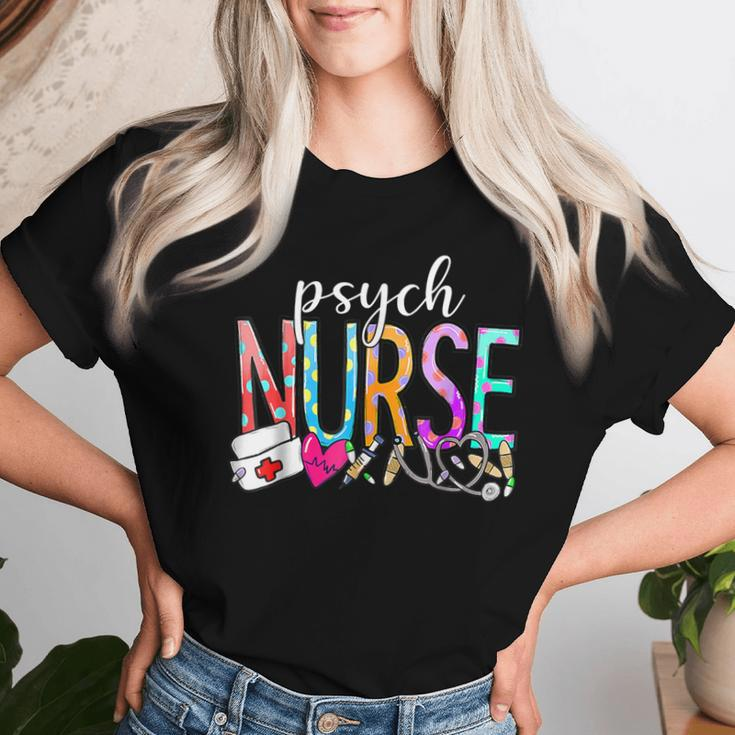 Nurse's Day Psych Nurse Appreciation Nurse Week 2024 Women T-shirt Gifts for Her