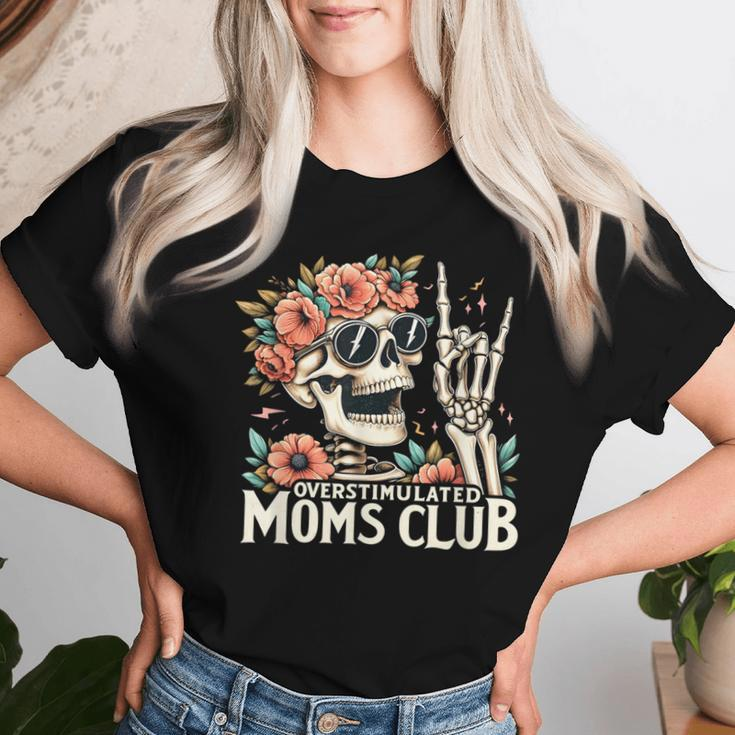 Overstimulated Moms Club Happy Mother's Day Mom Trendy Words Women T-shirt Gifts for Her