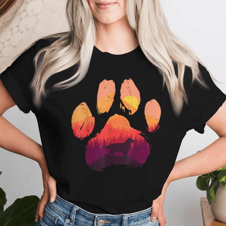 Paw Golden Retriever Corgi Hund Mama Papa Herren Damen T-shirt Frauen Geschenke für Sie