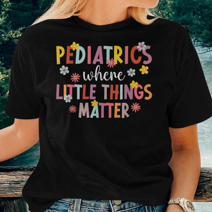 Pediatrics Peds Nurse Pediatric Nurse Pediatric Nursing Women T-shirt Gifts for Her