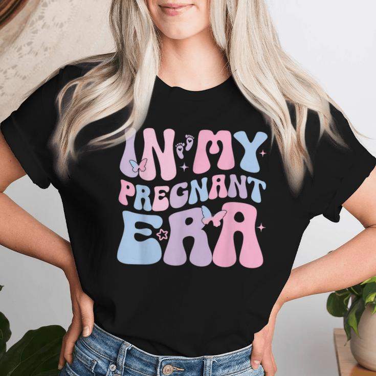 In My Pregnant Era Groovy Pregnant Pregnancy Women Women T-shirt Gifts for Her