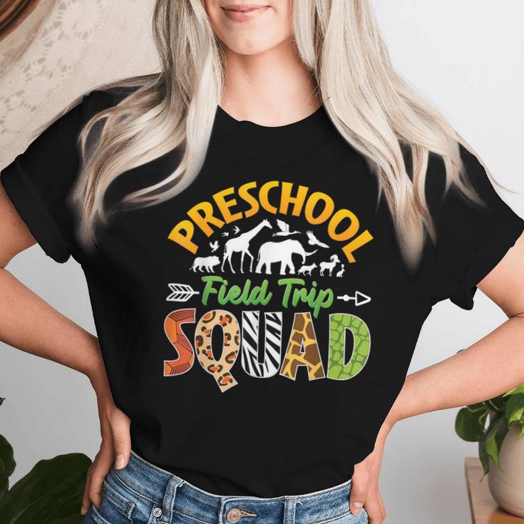 Preschool Zoo Field Trip Squad Matching Teacher Students Women T-shirt Gifts for Her