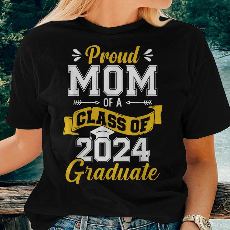 Proud Mom Of A Class Of 2024 Graduate Senior 2024 Graduation Women T-shirt Gifts for Her