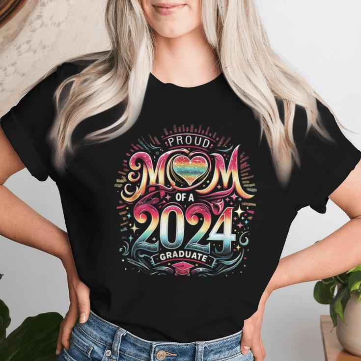 Proud Mom Of A Class 2024 Graduate Senior Women Women T-shirt Gifts for Her