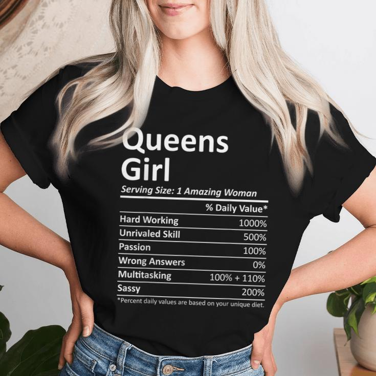 Queens Girl Ny New York City Home Roots Usa Women T-shirt Gifts for Her