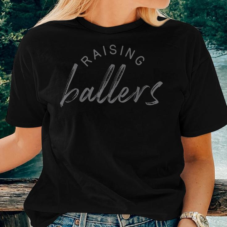 Raising Ballers Mom Cute 2 Women T-shirt Gifts for Her