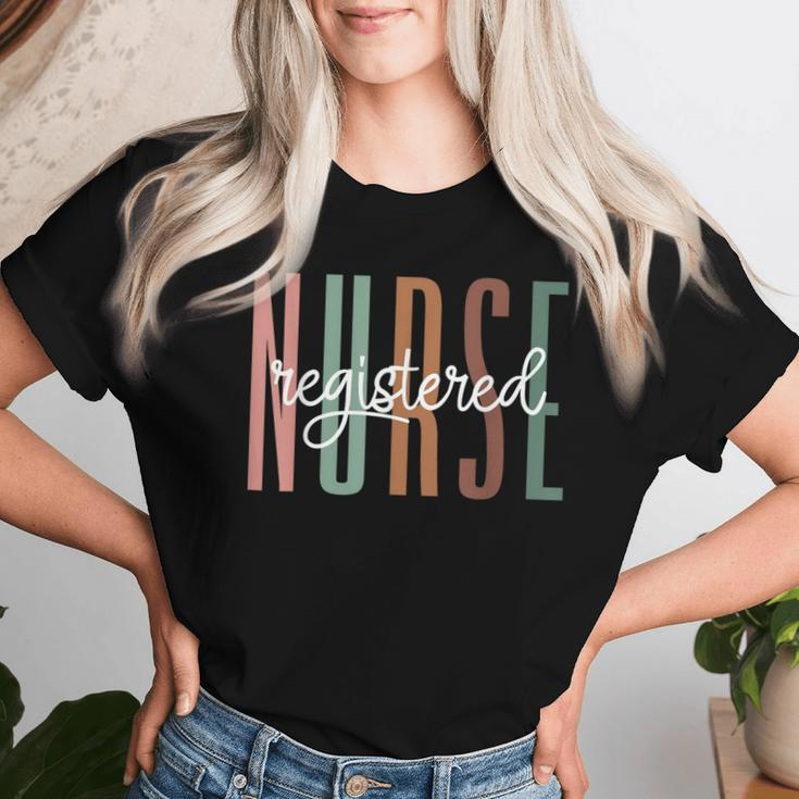 Registered Nurse Rn Rn Nursing Hospital Rn Staff Nurse Women T-shirt Gifts for Her