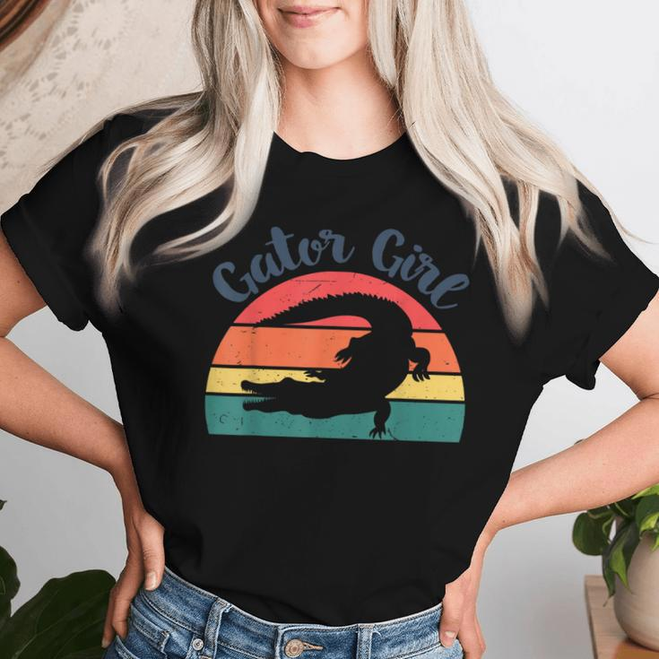 Retro Gator Girl Toddler See You Later Gator Alligator Women T-shirt Gifts for Her