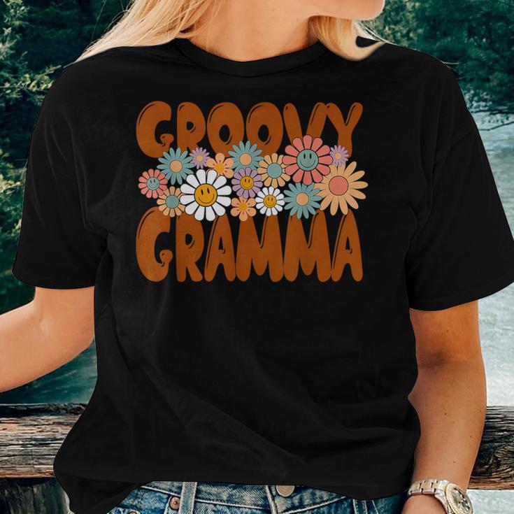 Retro Groovy Gramma Matching Family Mother's Day Party Women T-shirt Gifts for Her