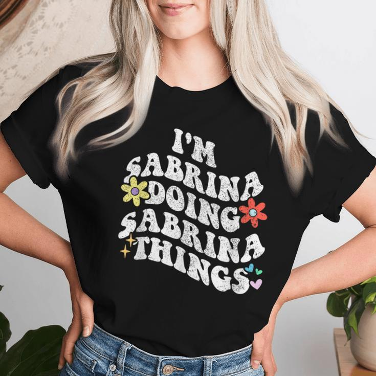 Retro Groovy Im Sabrina Doing Sabrina Things Mother's Women T-shirt Gifts for Her