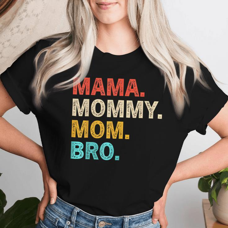 Retro Mama Mommy Mom Bro Happy Mother's Day 2024 Women T-shirt Gifts for Her