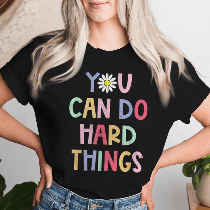 Retro Motivational School Teacher Quote Women Women T-shirt Gifts for Her