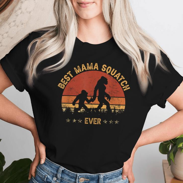 Sasquatch Best Mama Squatch Ever Bigfoot Mom Women T-shirt Gifts for Her