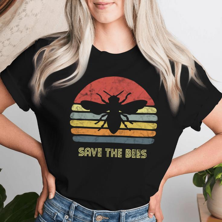 Save The Bees Beekeeper Bee Keeping Honey Lovers Women T-shirt Gifts for Her