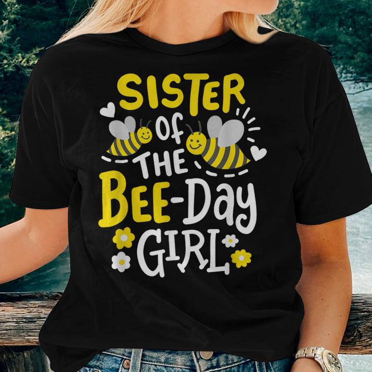 Sister Of The Bee-Day Girl Birthday Party Matching Family Women T-shirt Gifts for Her