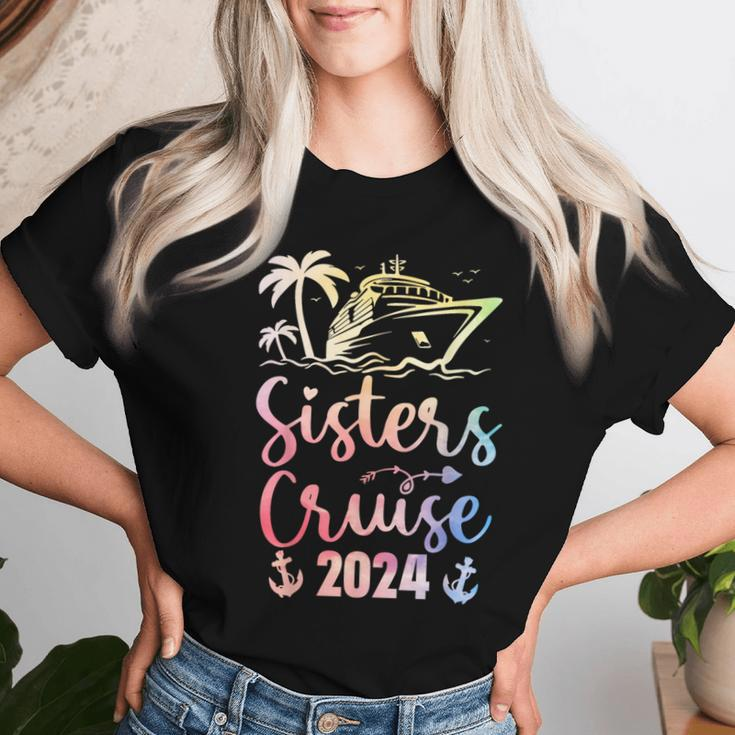 Sisters Cruise 2024 Sister Cruising Trip Family Group Squad Women T-shirt Gifts for Her
