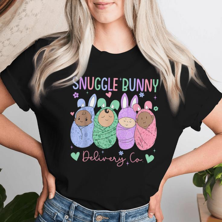 Snuggle Bunny Delivery Co Easter L&D Nurse Mother Baby Nurse Women T-shirt Gifts for Her