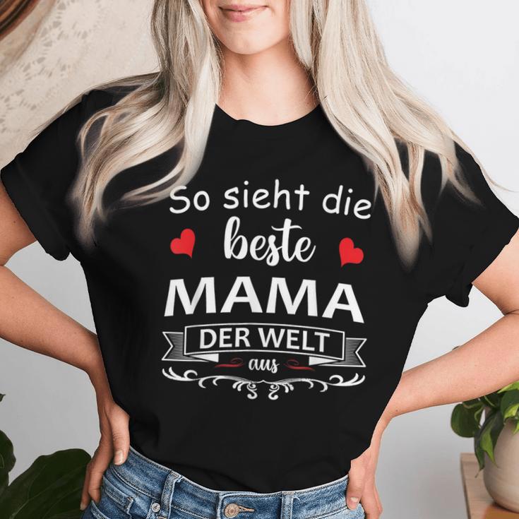 So Sieht Die Beste Mama Der Welt Aus Muttertag T-shirt Frauen Geschenke für Sie