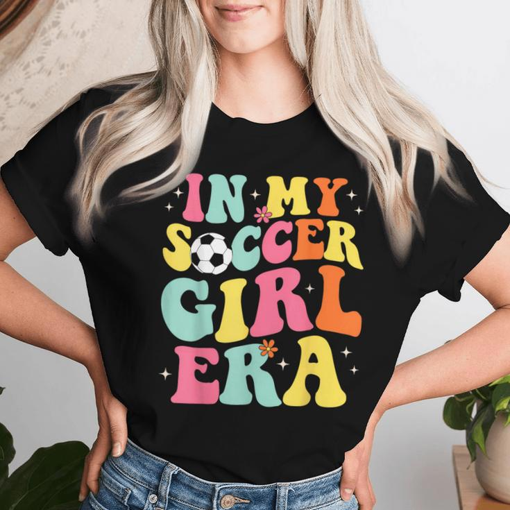 In My Soccer Girl Era Retro Groovy Soccer Girl Women T-shirt Gifts for Her