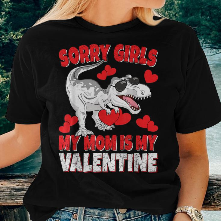 Sorry Girls My Mom Is My Valentine Valentine's Day Boy Women T-shirt Gifts for Her