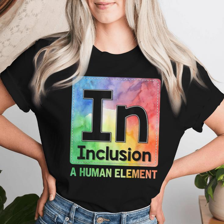 Special Ed Teacher In Inclusion A Human Element Sped Teacher Women T-shirt Gifts for Her