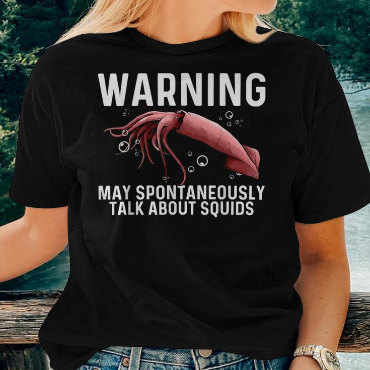 Squid For Giant Squid Seafood Calamari Lovers Women T-shirt Gifts for Her