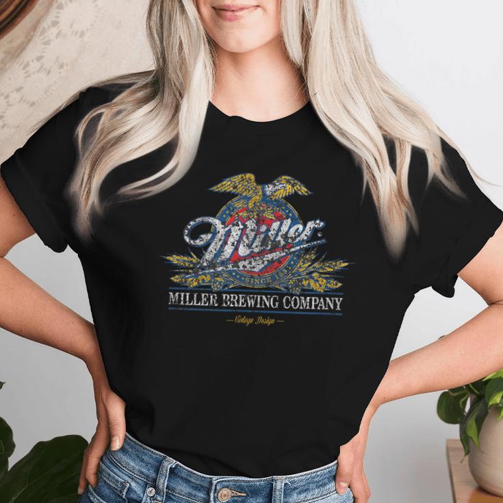 Standard Miller Eagle Crest Beer T-shirt Frauen Geschenke für Sie