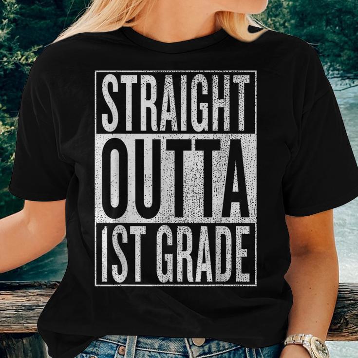 Straight Outta 1St Grade Great Graduation Women T-shirt Gifts for Her