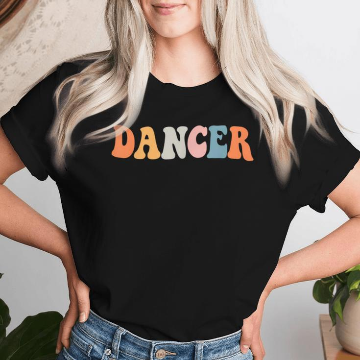 Stylish Dancer Retro Groovy Dancing For Dancers Women T-shirt Gifts for Her