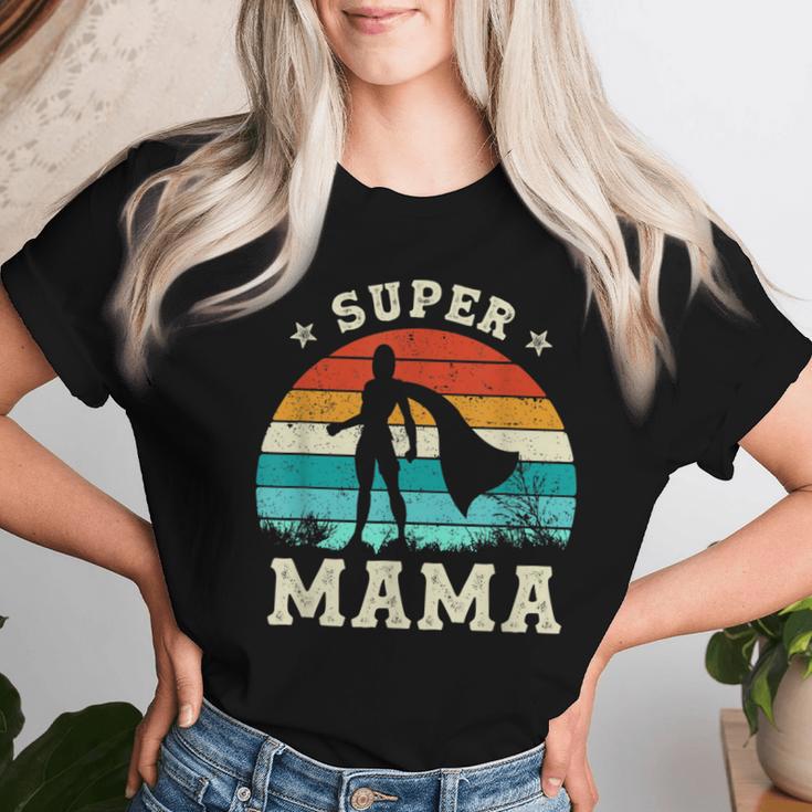 Super Mama Beste Mama Der Welt German T-shirt Frauen Geschenke für Sie