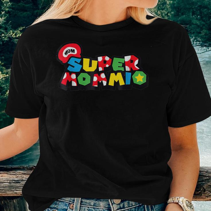 Super Mommio Mommy Mother Nerdy Video Gaming Lover Women T-shirt Gifts for Her