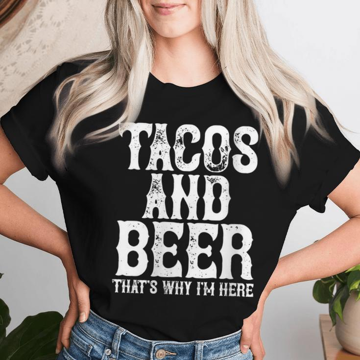 Tacos And Beer Drinking Drunk Cinco De Mayo Women Women T-shirt Gifts for Her