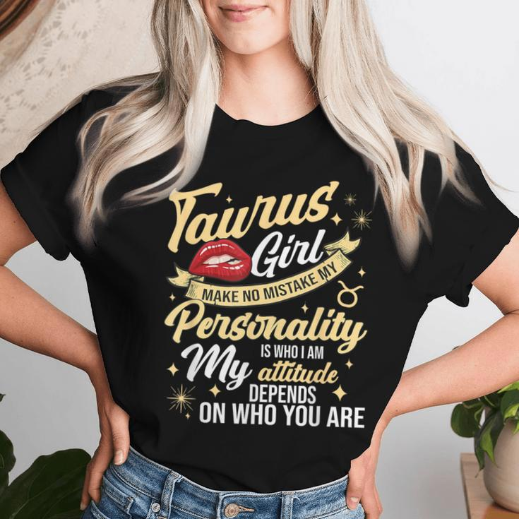 Taurus Girl Horoscope April & May Birthday Zodiac Sign Women T-shirt Gifts for Her
