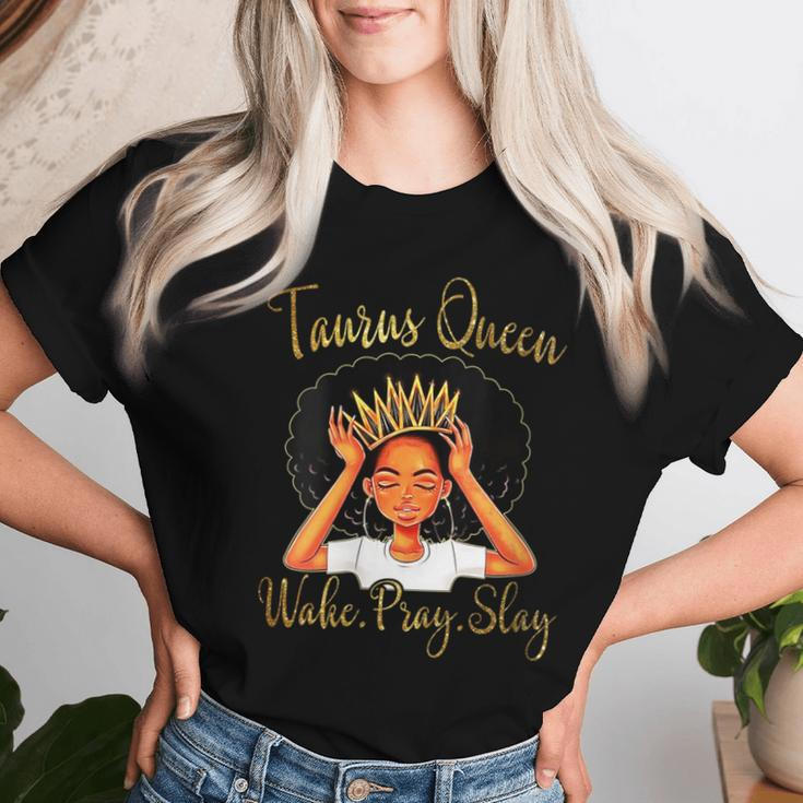 Taurus Queens Are Born In April 20 May 20 Women T-shirt Gifts for Her