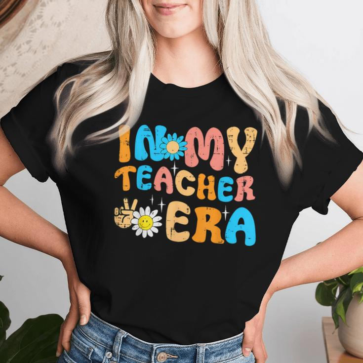 In My Teacher Era Groovy Retro Back To School Men Women T-shirt Gifts for Her