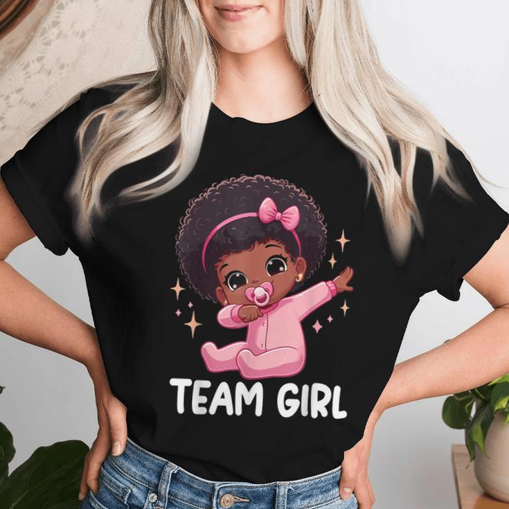 Team Girl Baby Announcement Gender Reveal Party Women T-shirt Gifts for Her