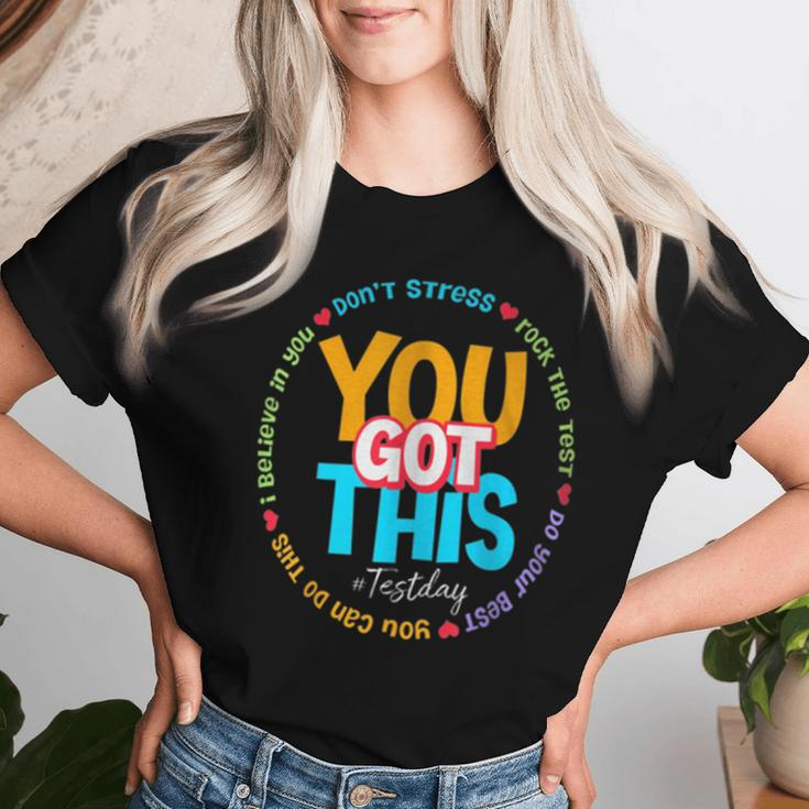 Test Day Rock The Test Teacher Te Day You Got This Women T-shirt Gifts for Her