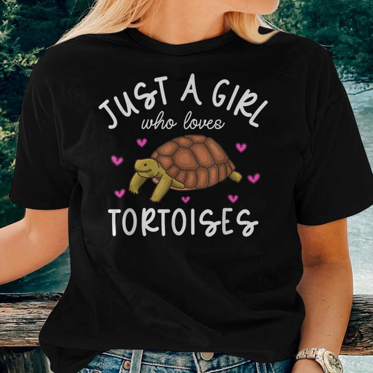 Tortoise Lover Girls Tortoise Reptile Lover Tortoise Women T-shirt Gifts for Her