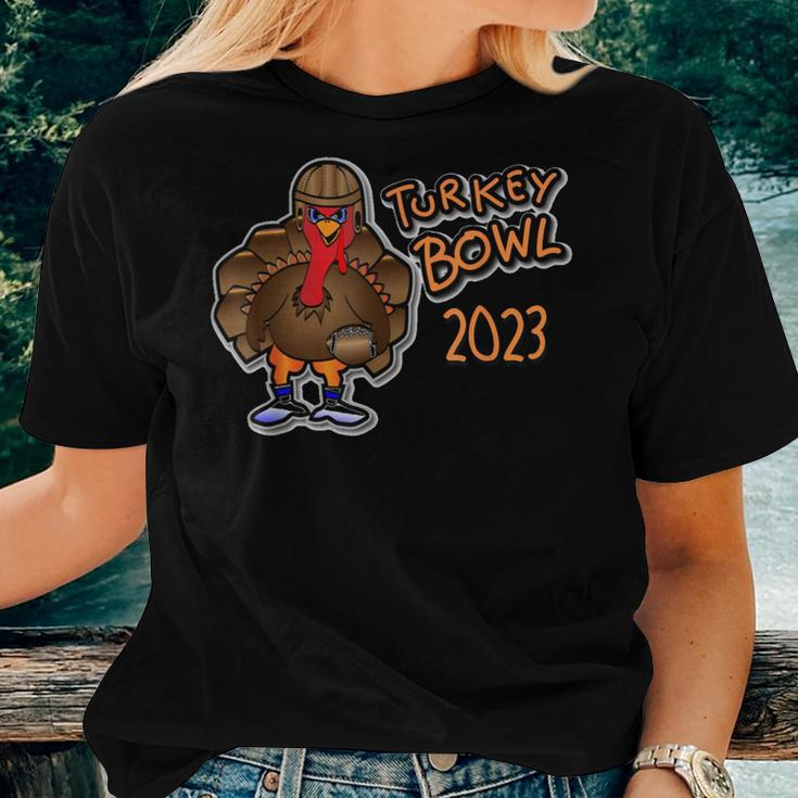 Turkey Bowl 2023 Thanksgiving Day Football Game Women T-shirt Gifts for Her