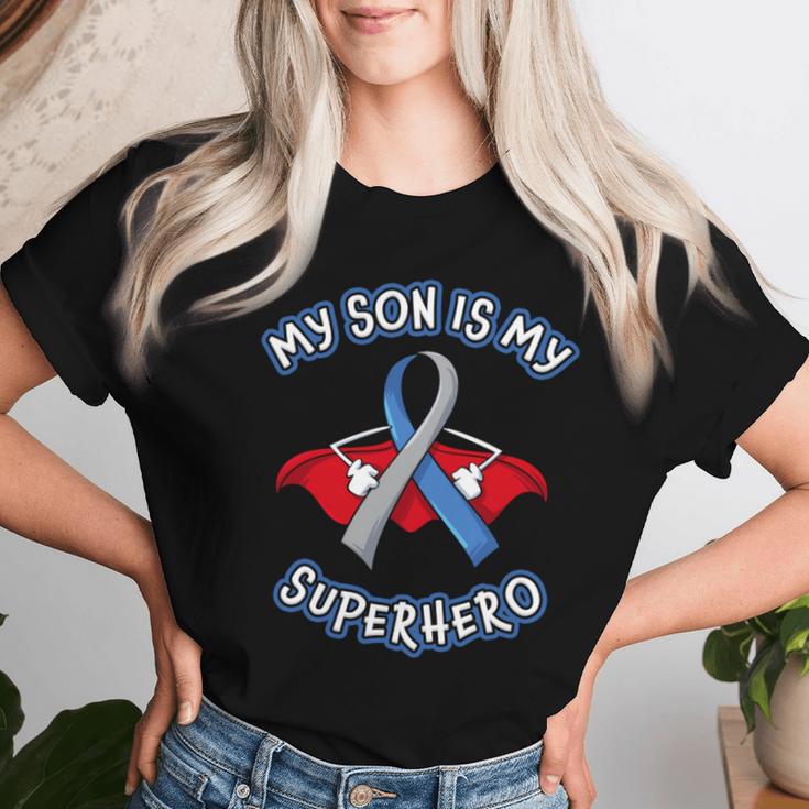 Typ 1 Diabetes Sohn Ist Mein Superhelden-Bewusstsein T1d Mama Papa T-shirt Frauen Geschenke für Sie